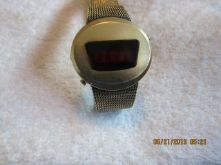 Vintage Jaeger - Lecoultre Master Quartz Digital Led Watch 10k Gold Filled