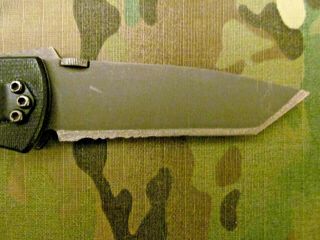 RARE VINTAGE BENCHMADE EMERSON CQC - 7 SPEC WAR 970 - ST TITANIUM BLADE EOD KNIFE 8