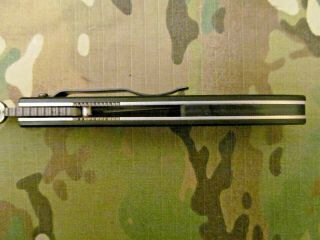 RARE VINTAGE BENCHMADE EMERSON CQC - 7 SPEC WAR 970 - ST TITANIUM BLADE EOD KNIFE 9
