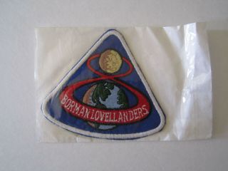 Vintage Rare Apollo 8 1972 Space Spin - Off Ltd Crew Patch From Uk In Bag