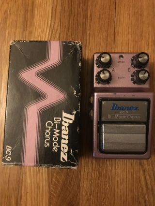 Vintage Ibanez Bc 9 Bi - Mode Chorus Pedal