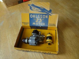 Vintage Ohlsson " 23 " Model Airplane Engine