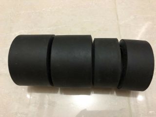 VINTAGE RARE KYOSHO 1/8 DASH 1 SPONGE TIRES & WHEELS 4