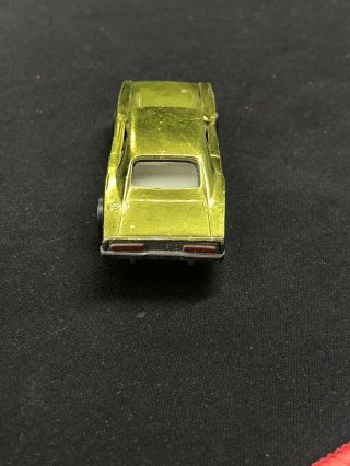 Vintage Hot Wheels Redline 1969 Custom Dodge Charger Lime Green 6