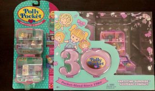 Polly Pocket Birthday Partytime Surprise 2019,  1993vintage Partytime Surprise