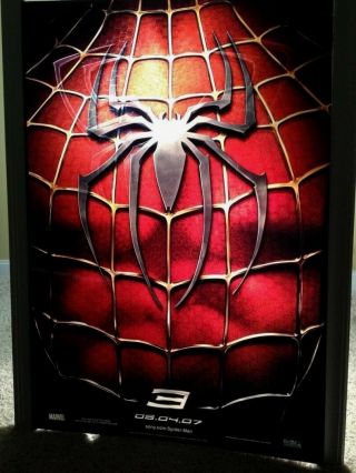 Spiderman 3 Venom Lenticular Poster 3d Extremely Rare