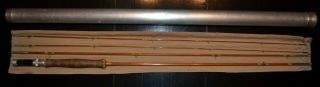 Vintage Phillipson Pacemaker Bamboo 3pc Fly Rod - Sock/tube All