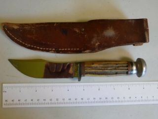 Vintage Case knife with sheath 3