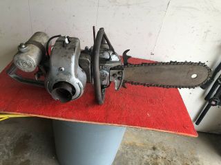 Vintage Iel Poineer Chainsaw For Repair Or Parts