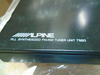 OLD SCHOOL RARE ALPINE 7980 THREE DISC CHANGER,  3347S DIGITAL EQ MADE IN JAPAN 10