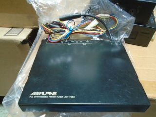 OLD SCHOOL RARE ALPINE 7980 THREE DISC CHANGER,  3347S DIGITAL EQ MADE IN JAPAN 9