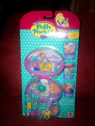 Vintage 1995 Polly Pocket Palomino Pony Never Opened Bluebird Toys