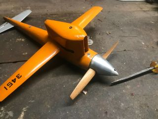 rare hornet.  199 powered c/l speed model airplane workmanship 4