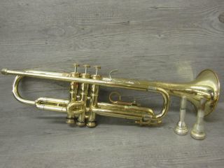 Vintage Olds Ambassador Trumpet With Olds 7c And Stork Xm6 Mouthpieces