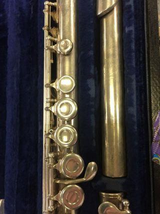 Vintage Gemeinhardt M2CS Solid Silver Flute for repair 3