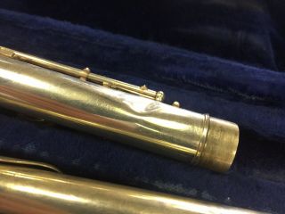 Vintage Gemeinhardt M2CS Solid Silver Flute for repair 7