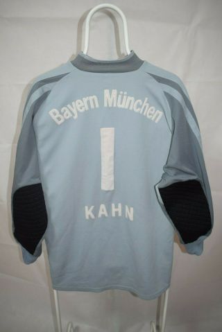 Vintage Adidas Bayern Munich Goalkeeper Football Shirt Trikot Kahn 2001/2002