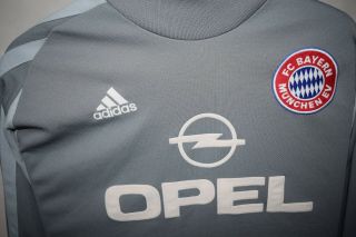 Vintage Adidas Bayern MUNICH GOALKEEPER FOOTBALL SHIRT TRIKOT KAHN 2001/2002 5