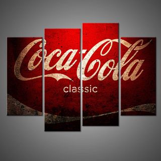 Coca Cola Vintage Design Canvas Print Picture Wall Art Home Decor Delivery