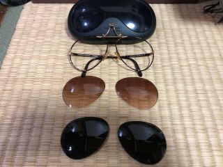 Vintage Porsche Design Carrera Aviator 5623a 42 Gold Tortoise Made In Austria