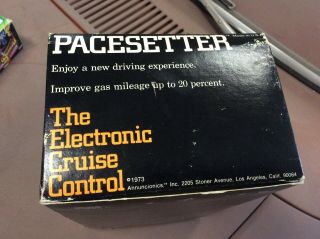 VINTAGE Pacesetter ELECTRONIC SPEED CONTROL CRUISE CONTROL KIT, 2