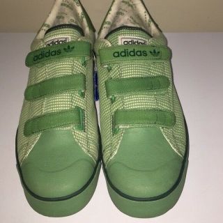 Rare Adidas Safety Strap Mens Sneakers/shoes Size 8 Authentic Vintage Stan Smith