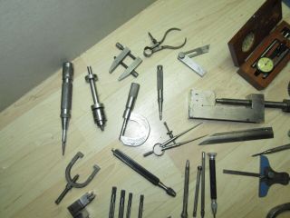 Vintage machinist tools Brown & Sharpe Starrett moore wright Lufkin & more 7
