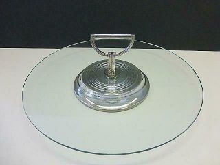 Vintage Christofle Horse Bit Silverplate Canape Cookie Cake Tray Dish Server