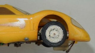 Vintage HOFFMAN’S Wooden Slot Car Box W/Slot Cars & Parts 7