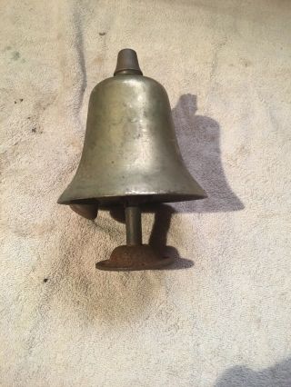 ANTIQUE VINTAGE ELECTRIC BRASS BELL FIRE ALARM TELEPHONE FIRE TRUCK TRAIN BOAT 2