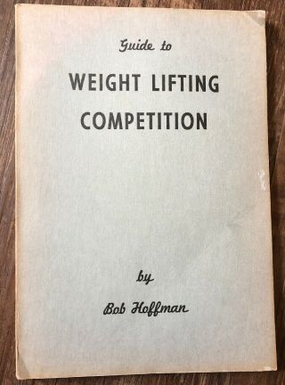 6 Vintage BOB HOFFMAN Weight Lifting Books 4
