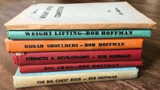 6 Vintage BOB HOFFMAN Weight Lifting Books 8