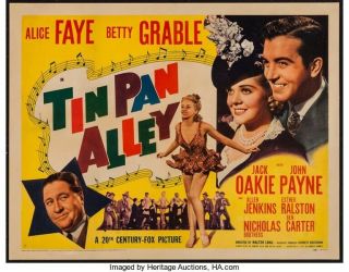 16mm Tin Pan Alley Feature Movie Vintage 1940 Action Drama