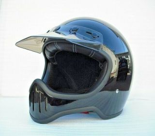 Dot Full Face Motorcycle Helmet With Shield Dirt Bike Safe Bike Helmet Vintage