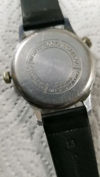 Vintage Eloga Triple Date Calendar 17 Jewel Incabloc Swiss Watch 5