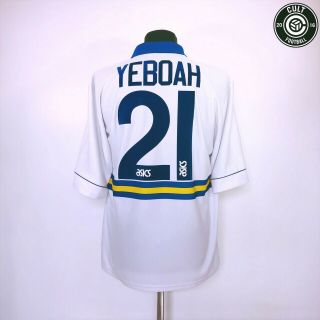 Tony Yeboah 21 Leeds Vintage Asics Home Football Shirt Jersey 1994/95 (l) Ghana
