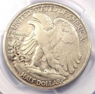 1916 - S Walking Liberty Half Dollar 50C - Certified PCGS VF20 - Rare Date Coin 4