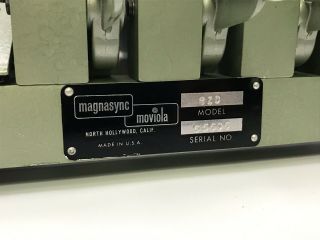Vintage Moviola Sync 4 Gang 16mm Synchronizer Counter 2