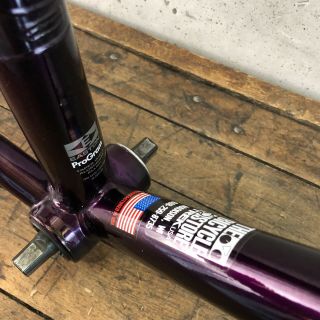 Vintage Trek 1220 ZX frame Set 60 cm Alloy W/ Fro Moly Fork Blue Purple Fade 5