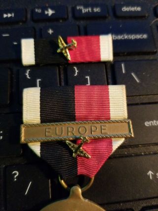Navy Occupation Service Medal/Ribbon With Europe Clap,  Berlin Airlift Device 3