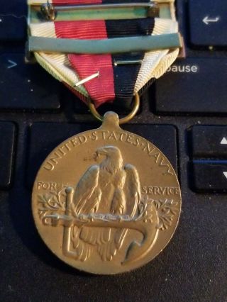 Navy Occupation Service Medal/Ribbon With Europe Clap,  Berlin Airlift Device 7