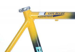 NOS BIANCHI LITE ALLOY ALUMINIUM FRAME REPARTO CORSE VINTAGE 90s PANTANI OLD 1 