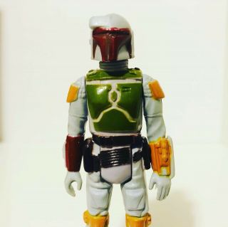 Vintage Star Wars BOBA FETT PBP Meccano TRI LOGO Painted Knee,  Dart 3