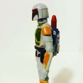 Vintage Star Wars BOBA FETT PBP Meccano TRI LOGO Painted Knee,  Dart 5