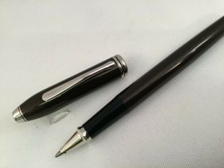 Cross Townsend Rare Vintage Anthracite Edition Rollerball Pen Rhodium Trim