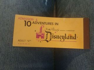 Vintage Disneyland Ticket Book 2