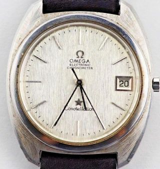 1972 Vintage Omega Constellation Electronic Chronometer Ref: 198.  002 Date
