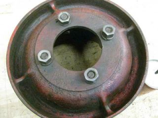 Vintage Farmall H M MD MTA 300 350 400 450 Steel Flat Belt Pulley 2