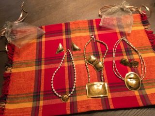 carlton ridge jewelry 3 Necklaces,  3 Pairs of Earrings.  Gently. 4