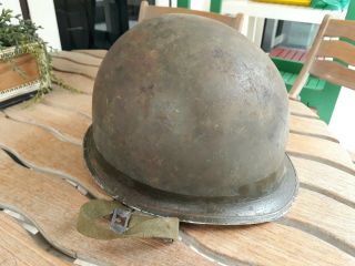 Ww2 M1 Helmet / Front Seam / Swivel Bales